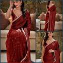 Beautiful Soft Butter Net Part Wear Saree thumb 1