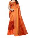 Designer Art silk cotton saree thumb 4