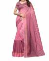 Designer Art silk cotton saree thumb 7