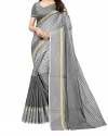 Designer Art silk cotton saree thumb 8