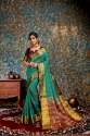 Designer Art silk & Pure Zari Jacquard Work Saree thumb 1