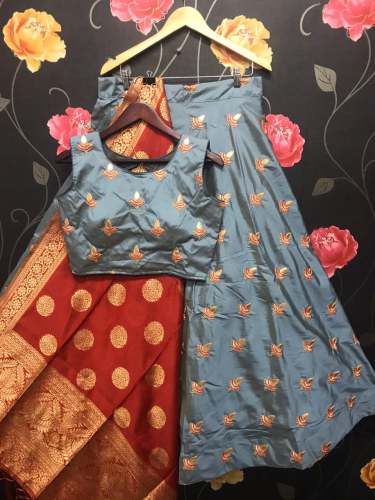 Designer Banarasi Silk Lehenga Choli