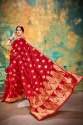 Designer Banarasi Weaving Silk saree thumb 2
