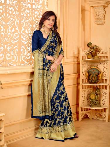 Designer Banarasi Weaving Soft Silk Saree