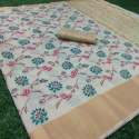 Designer Chanderi Border Saree thumb 1