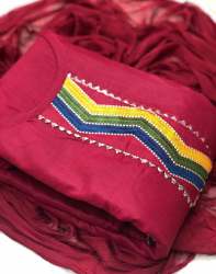 Designer Cotton Dress Material 