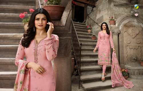 Designer Crepe Printed Straight Suit