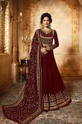 Designer Embroidered Anarkali Suit1