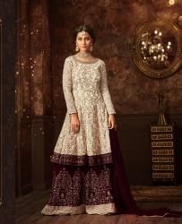 Designer Embroidered Garara Suit1