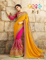 Designer Embroidered saree0