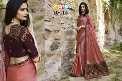 Designer Embroidered saree1