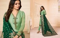 Designer Embroidered Straight Suit1