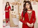 Designer Embroidered Straight Suit20
