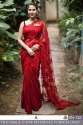 Designer Embroidery Net Sarees SN-132-D thumb 1
