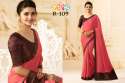 Designer Fancy Georgette Saree thumb 8