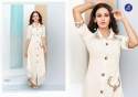 Designer Flaired Rayon Slub Long Kurti thumb 3
