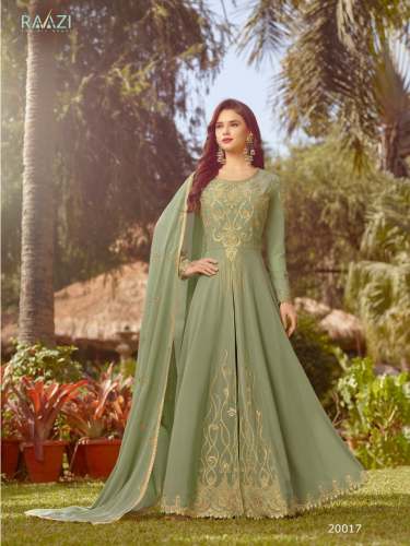 DEsigner Georgette Festive Wear Anarkali Suit