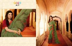 Designer Georgette Printed saree1