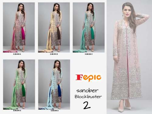 Designer Georgette With Embroidery Salwar Suit