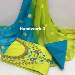 Designer Hand work Dress Material1