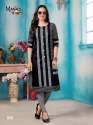 Designer Handloom Cotton Straight Kurti thumb 5