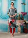 Designer Handloom Cotton Straight Kurti thumb 7