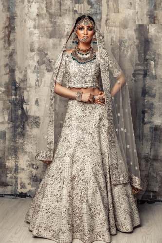 designer .Heavy Embroidered Bridal Lehenga Choli