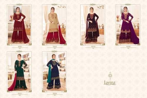 Designer Heavy Embroidered Gharara Suit
