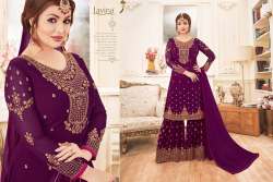 Designer Heavy Embroidered Gharara Suit1