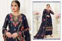 Designer Heavy Embroidered Latest Plazzo Suit thumb 3