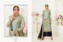 Designer Heavy Embroidered Latest Plazzo Suit thumb 4