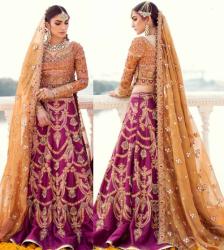 Designer Heavy Embroidered Lehenga2