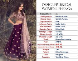 Designer Heavy Embroidered Lehenga20