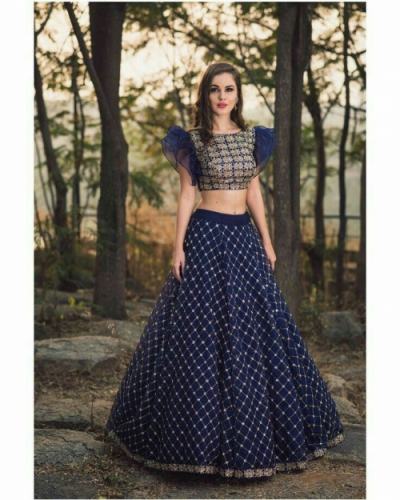 Designer Heavy Embroidered Lehenga8