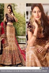 Designer Heavy Embroidered Lehenga9