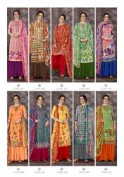 Designer Heavy Indo Print Dimond Work Suit 