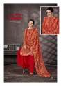 Designer Heavy Indo Print Dimond Work Suit  thumb 1