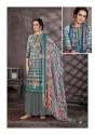 Designer Heavy Indo Print Dimond Work Suit  thumb 2
