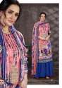 Designer Heavy Indo Print Dimond Work Suit  thumb 8