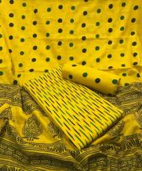 Designer Heavy Jam Cotton Print Dress Material 