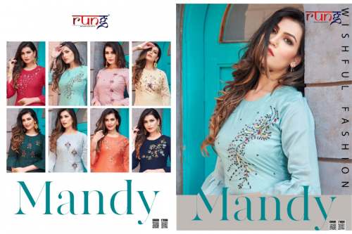 Designer Heavy Modal Silk Handwork Kurti