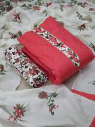 Designer Heavy Pure Cotton Dress Material 