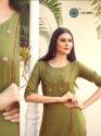 Designer Heavy Rayon Embroidered Kurti  thumb 14