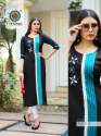 Designer Heavy Rayon Embroidered Kurti  thumb 6