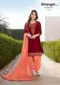 Designer Jam Silk Embroidered Salwar Suit thumb 5