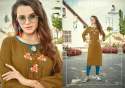 Designer Latest Cotton Slub Kurti thumb 1