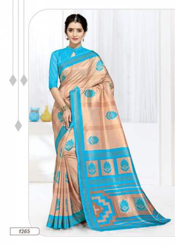 Designer Latest Crepe Uniform saree