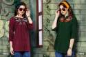 Designer Latest Embroidered Ladies  Top thumb 3