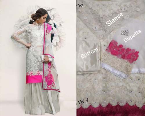 Designer Latest Embroidered Plazzo Suit