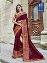 Designer latest embroidered saree thumb 4